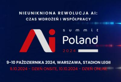 PATRONAT: AI Summit Poland 2024