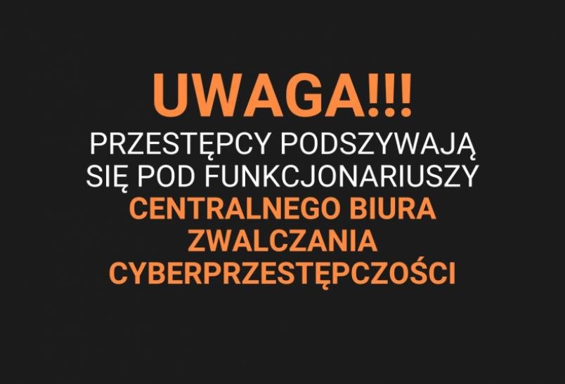 UWAGA! Oszuści podają się za cyberpolicję