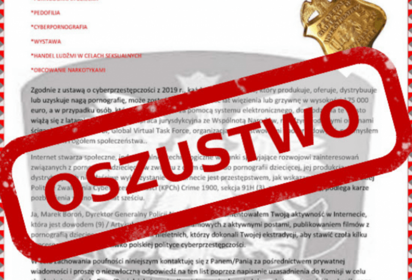 CESIRT NASK ostrzega: przestępcy podszywają się pod KGP