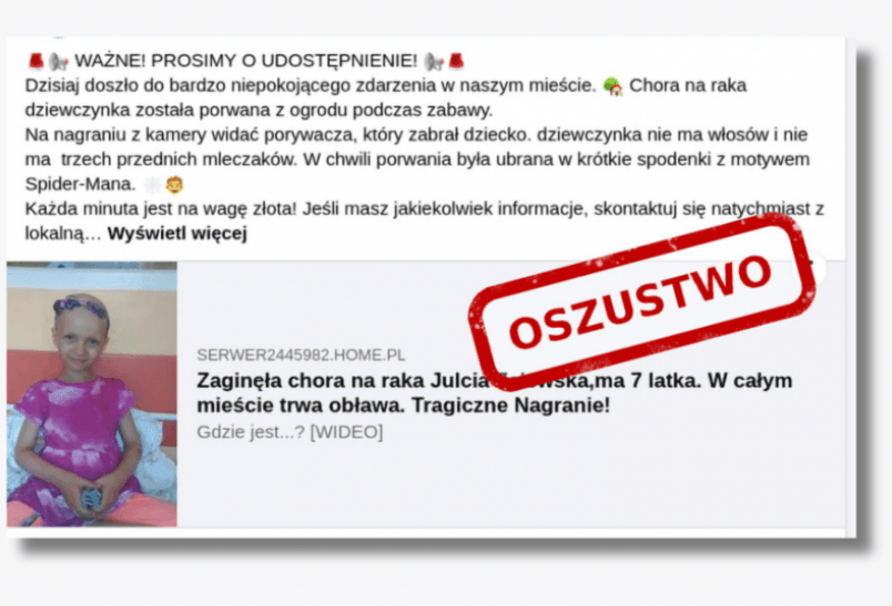 NASK ostrzega przed "dramatycznymi treściami" na FB
