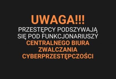 UWAGA! Oszuści podają się za cyberpolicję