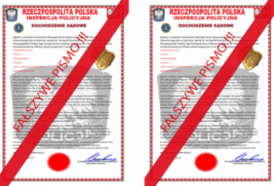 Uwaga! Fałszywe e-maile od policji